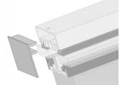 Endkappen für Deckprofile