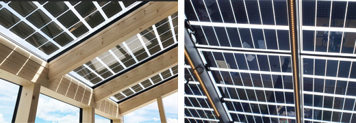Solarmodule transparent DiBt