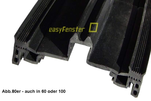 Pfostendichtung F 80-15.e Zuschnitt schwarz Pfostendichtung F 80-15.e Zuschnitt schwarz