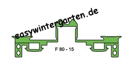 Pfostendichtung F 80-15.e Zuschnitt schwarz