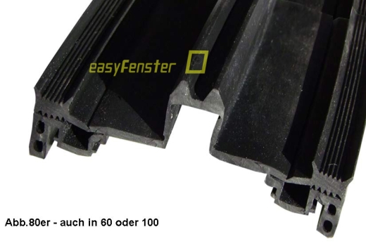 Pfostendichtung F 60-15.e.ZU schwarz Pfostendichtung F 60-15.e.ZU schwarz