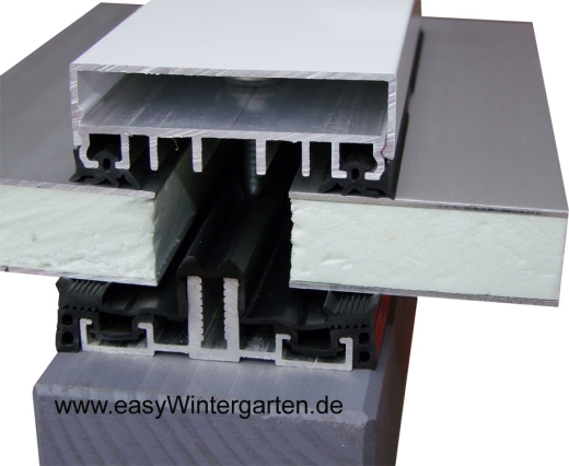 Alu Auflageprofil Komplettprofil AG.60 isoliert für 60 mm Unterk