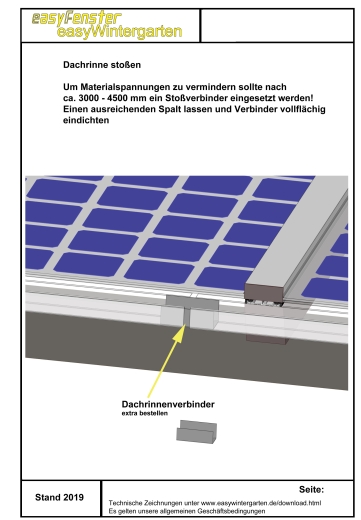 Verbinder Dachrinne