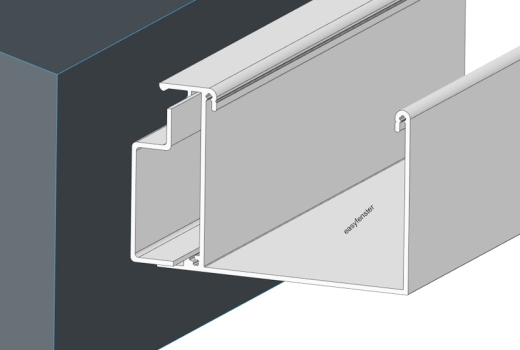 Trägerprofil für System Dachrinne D140