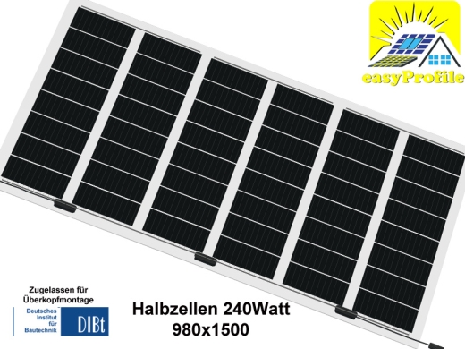 Glas Glas Solarmodul Terrasse 980x1500 mm Glas Glas Solarmodul Terrasse 980x1500 mm