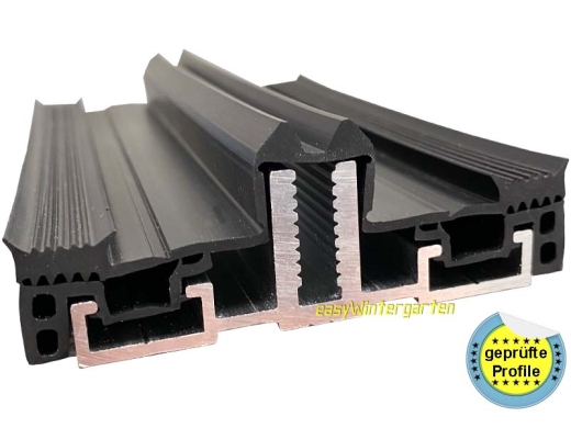 Glasauflageprofil 80 - Warmverglasung