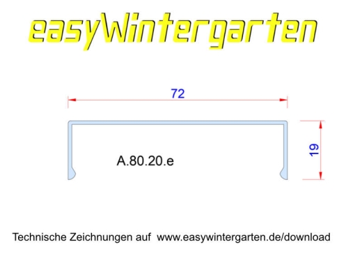 Deckprofile Wunschfarbe
