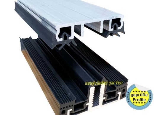 Alu Auflageprofil Komplettprofil AG.60 isoliert für 60 mm Unterk