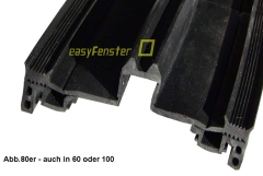 Pfostendichtung F-50 -15 schwarz Pfostendichtung F-50 -15 schwarz