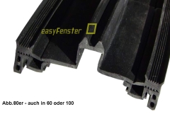 Pfostendichtung F 60-15.e.ZU schwarz Pfostendichtung F 60-15.e.ZU schwarz