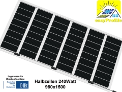 Glas Glas Solarmodul Terrasse 980x1500 mm Glas Glas Solarmodul Terrasse 980x1500 mm