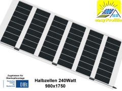 Glas Glas Solarmodul Terrasse 980x1750 mm Glas Glas Solarmodul Terrasse 980x1750 mm