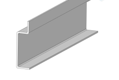 Trägerprofil für System Dachrinne D140 Trägerprofil für System Dachrinne D140