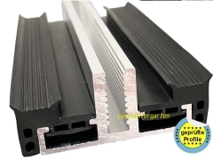 Glasauflageprofil Premium 60 - Kaltverglasung mit Dichtung Glasauflageprofil Premium 60 - Kaltverglasung mit Dichtung