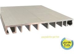 Klemmprofil P100 Alu , Pressleiste, Verlegeprofil Klemmprofil P100 Alu , Pressleiste, Verlegeprofil