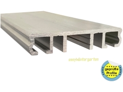 Klemmprofil P60 Alu , Pressleiste, Verlegeprofil Klemmprofil P60 Alu , Pressleiste, Verlegeprofil