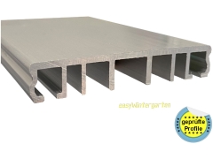 Klemmprofil P80 Alu , Pressleiste, Verlegeprofil Klemmprofil P80 Alu , Pressleiste, Verlegeprofil