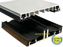 Alu Auflageprofil Komplettprofil AG100 isoliert für 100 mm Unter Alu Auflageprofil Komplettprofil AG100 isoliert für 100 mm Unter