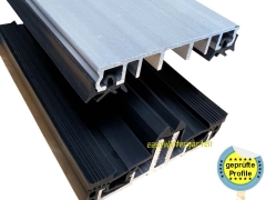 Alu Auflageprofil Komplettprofil AG80 isoliert für 80 mm Unterko Alu Auflageprofil Komplettprofil AG80 isoliert für 80 mm Unterko