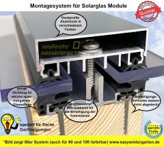 Montageprofile für Glas-Glas Solar Module - Befestigung Doppelglas Module - Anfrage Montageprofile für Glas-Glas Solar Module - Befestigung Doppelglas Module - Anfrage