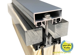 Verglasungssystem für Isolierglas bei 60mm mit AG.60.e Verglasungssystem für Isolierglas bei 60mm mit AG.60.e